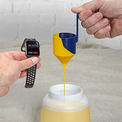 liquid thickness viscosity measuring cup|viscosity paint consistency measuring cup.